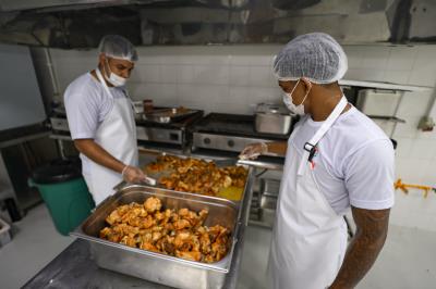 Obra concluída - Reabertura do Restaurante Popular 