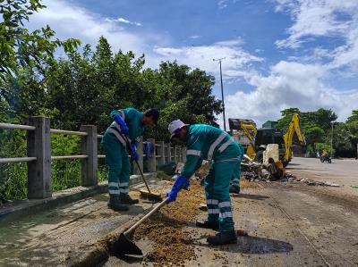 Operação de limpeza nos bairros - Guamá, Cremação e Terra-Firme 