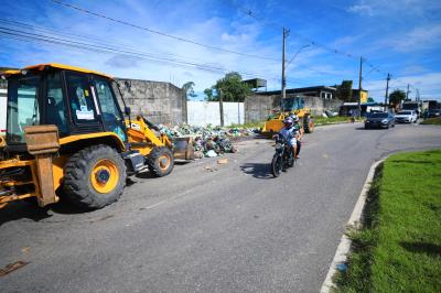 Mutirão de coleta de lixo - Domingo de limpeza nos bairros