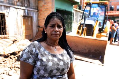 Obras em andamento - Rua Paes de Souza e Vila Eliana, no Guamá