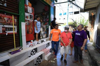 Obras em andamento - Rua Paes de Souza e Vila Eliana, no Guamá