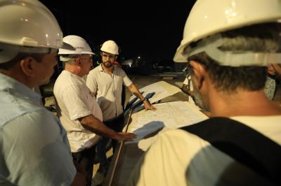 Obras em andamento - Mercado de São Brás 