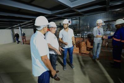 Obras em andamento - Mercado de São Brás 