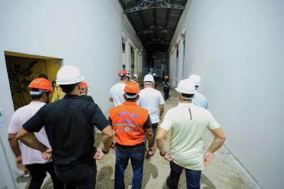 Obras em andamento - Mercado de São Brás 