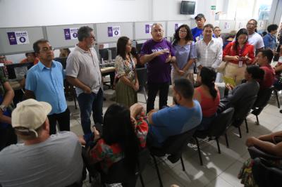 Visita à Central do Cadastro Único de Belém
