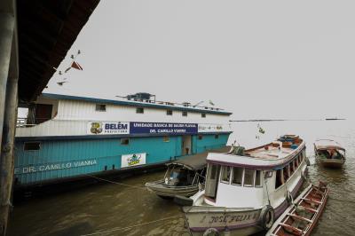 Saúde integral - UBS fluvial : Atendimento na ilha de Jutuba