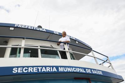 Saúde integral - UBS fluvial : Atendimento na ilha de Jutuba