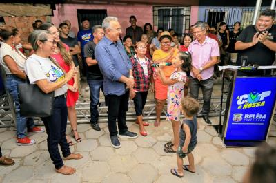 Obras concluídas - Drenagem e pavimentação de ruas no bairro Mangueirão