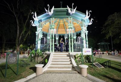 Obra concluída - Reforma e revitalização da Praça Batista Campos 