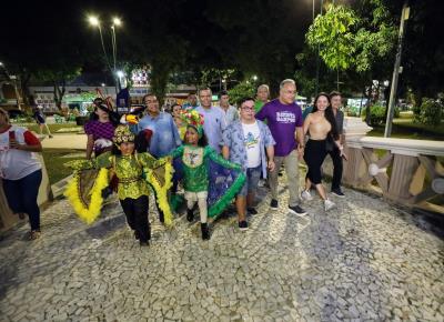 Obra concluída - Reforma e revitalização da Praça Batista Campos 