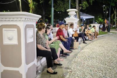 Obra concluída - Reforma e revitalização da Praça Batista Campos 