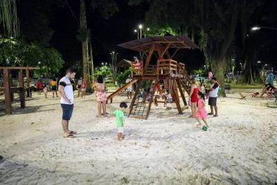 Obra concluída - Reforma e revitalização da Praça Batista Campos 