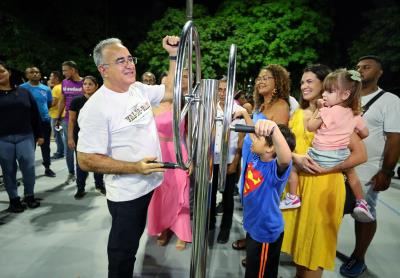 Obra concluída - Reforma e revitalização da praça Dom Mário Villas Boas