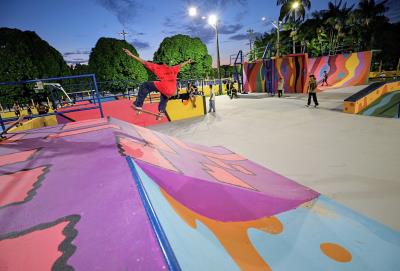 Obra concluída - Reforma e revitalização da praça Dom Mário Villas Boas