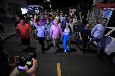 Obras concluídas - Dreanagem e pavimentação de ruas no bairro da Condor