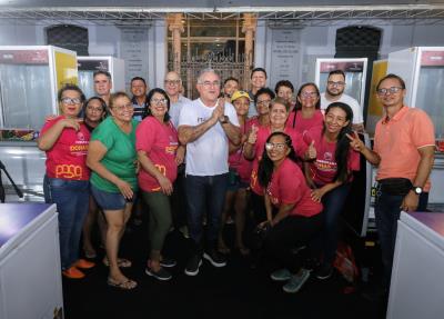 Permissionários do Mercado de São Brás recebem novos equipamentos