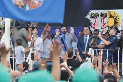 Posse em Mosqueiro - Igor Normando anuncia nova creche e Praça da Paz em Mosqueiro