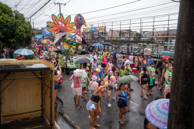 Fotos do tradicional bloco Rabo do Peru, em Icoaraci
