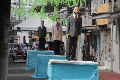 Bairro da Cremação tem manhã festiva com tradicional Malhação de Judas