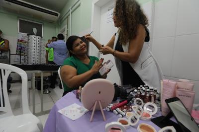Ação do Dia das Mães no hospital Dom Zico