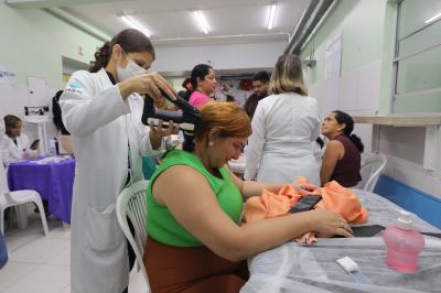 Ação do Dia das Mães no hospital Dom Zico