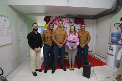 Ação do Dia das Mães no hospital Dom Zico