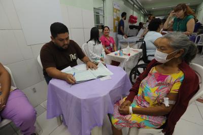 Ação do Dia das Mães no hospital Dom Zico