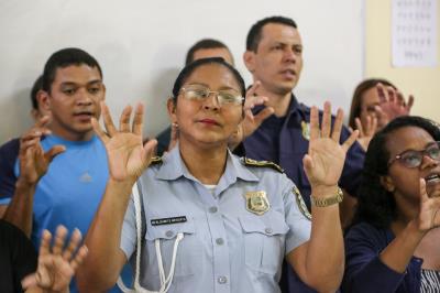 Guardas municipais de Belém concluem primeira etapa do curso de Libras