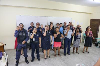 Guardas municipais de Belém concluem primeira etapa do curso de Libras