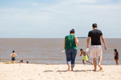 Praias de Belém passam por teste de balneabilidade