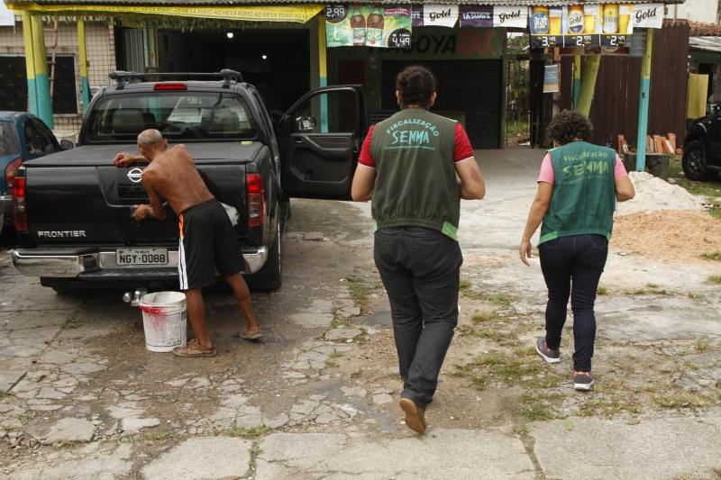 Semma notifica oito empreendimentos sem licença ambiental no bairro da Marambaia 