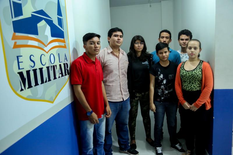 Alunos da turma militar municipal realizam prova neste final de semana
