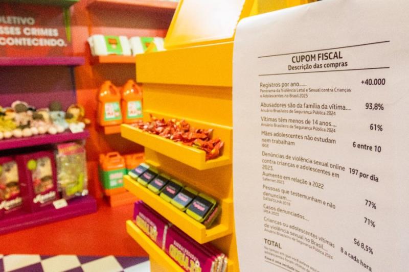 Loja de Inconveniência na COP 30 alerta sobre a violência sexual de crianças e adolescentes