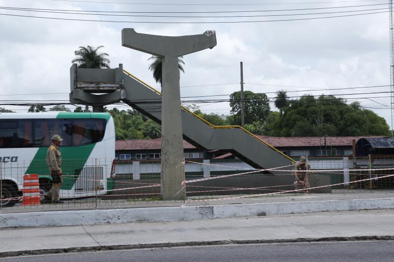 Prefeitura de Belém avalia estrutura da passarela da Almirante Barroso