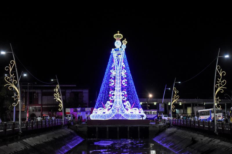 Belém ganha iluminação temática para o Círio de Nossa Senhora de Nazaré