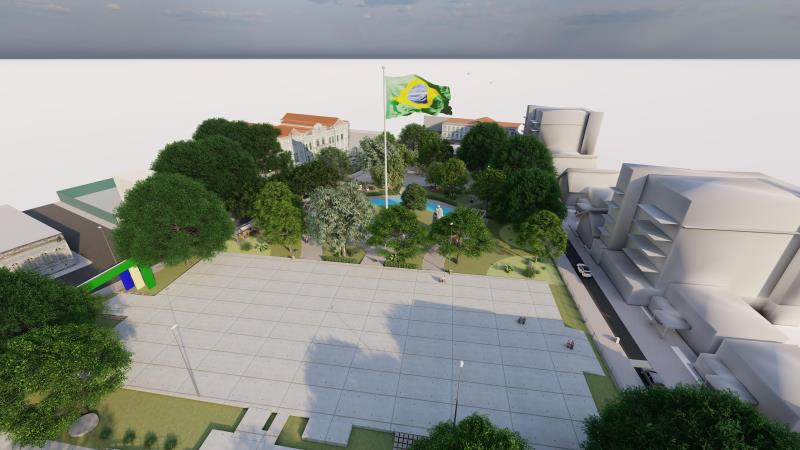 Praça da Bandeira é adotada pelo Exército e vai ganhar cara nova