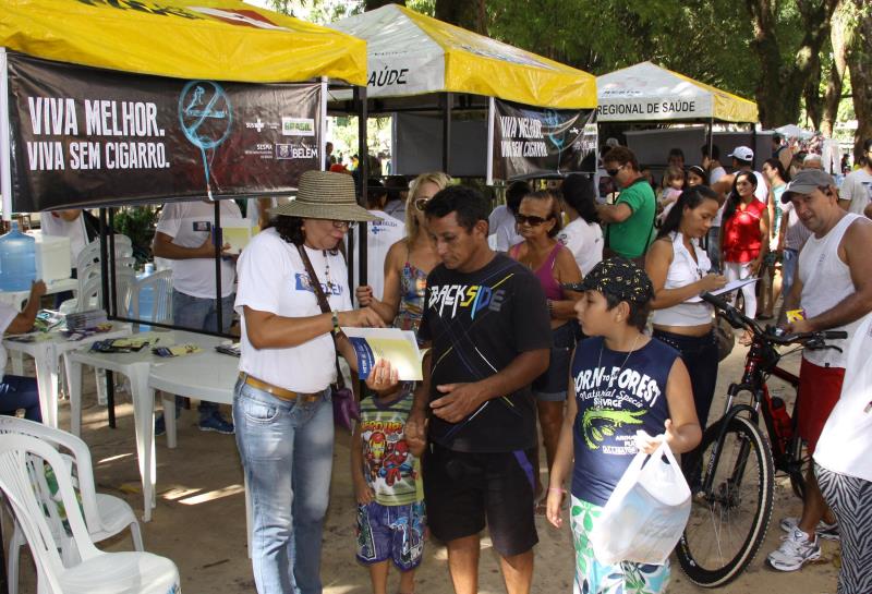 Ações educativas da Sesma incentivam combate ao Tabagismo em Belém