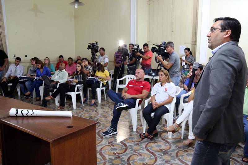 Coletiva de imprensa na Prefeitura detalha cobertura da mídia no revezamento da tocha
