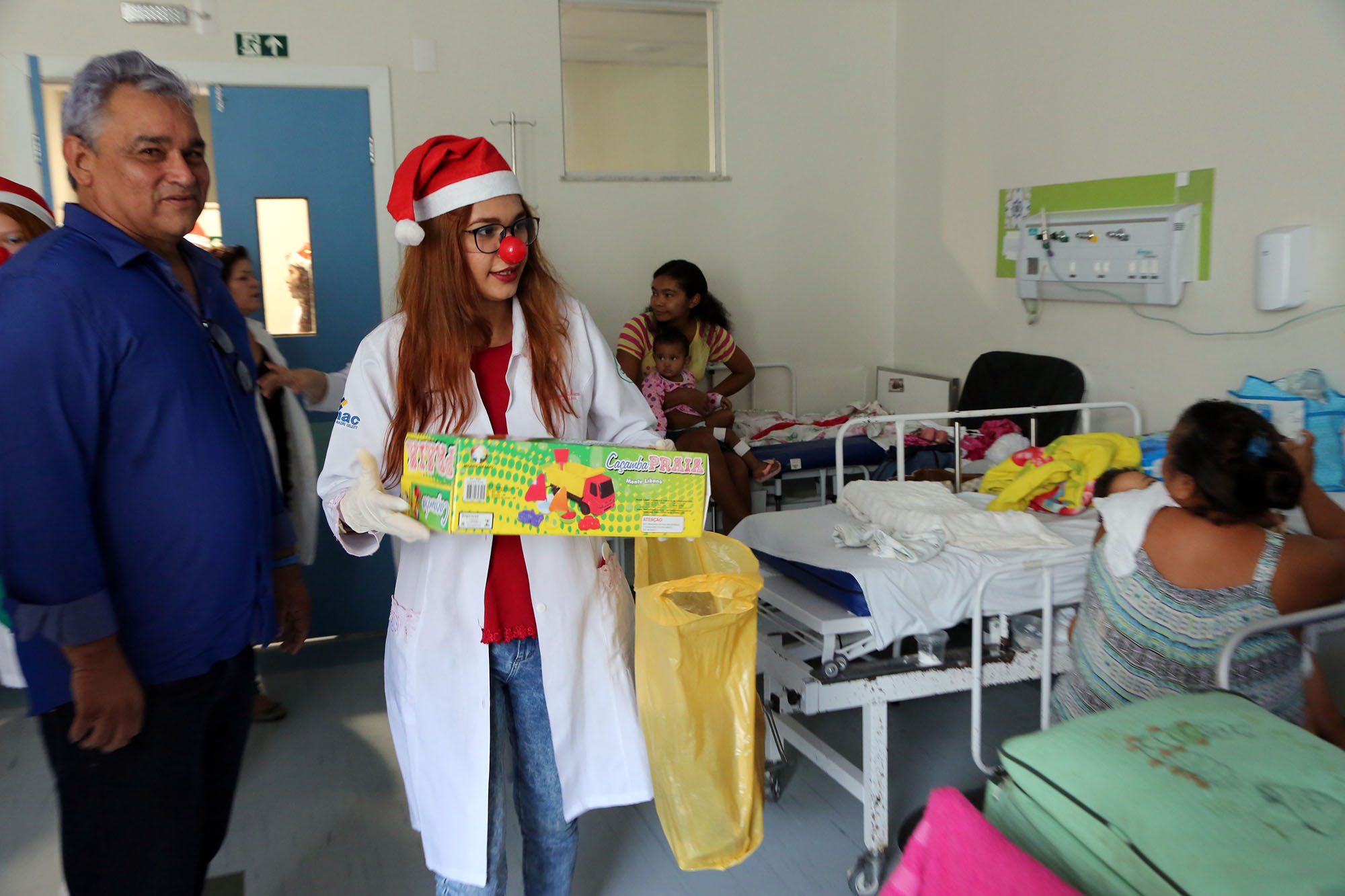 Projeto antecipa Natal de pacientes do Pronto Socorro da 14