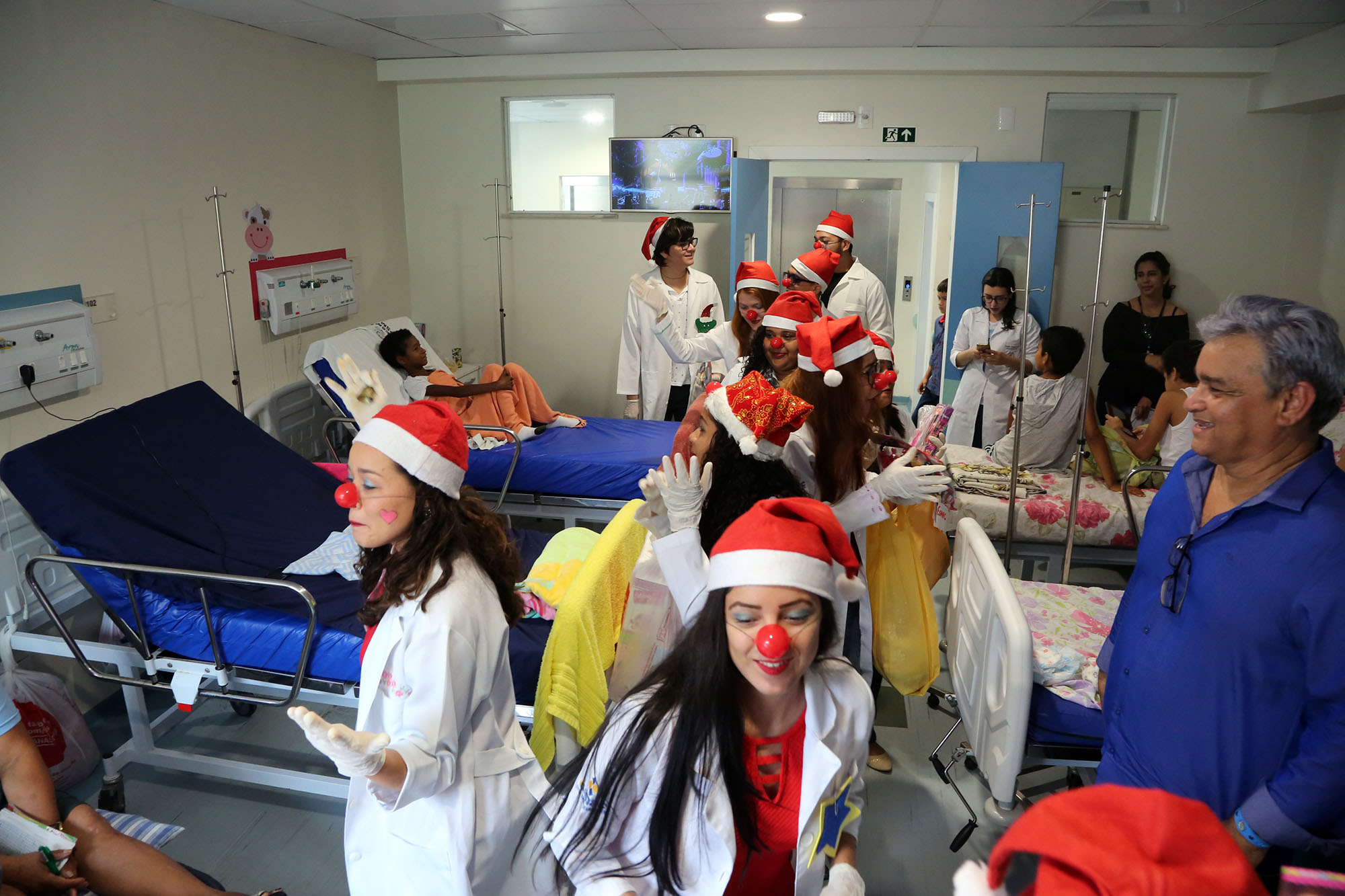 Projeto antecipa Natal de pacientes do Pronto Socorro da 14