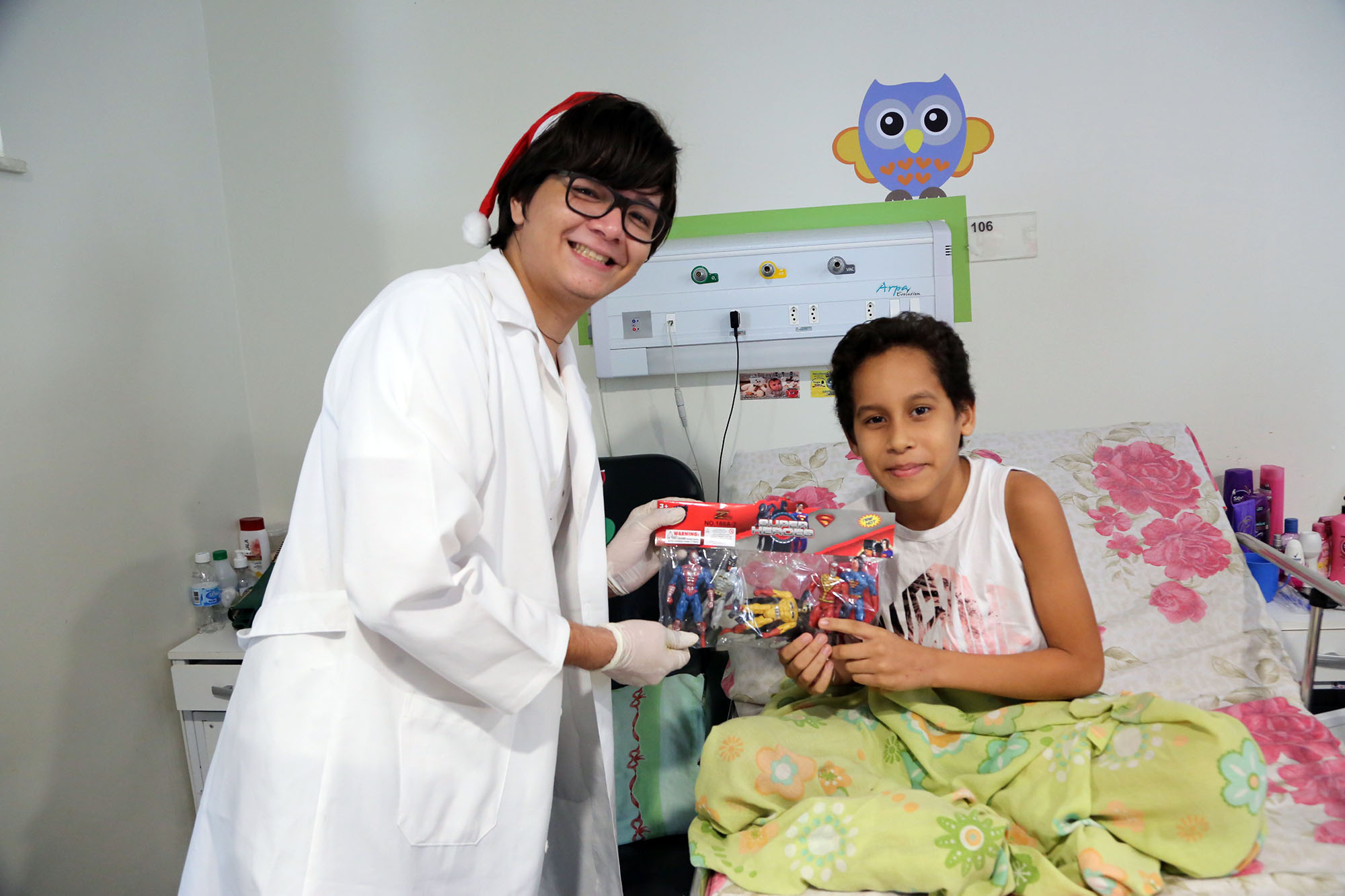 Projeto antecipa Natal de pacientes do Pronto Socorro da 14