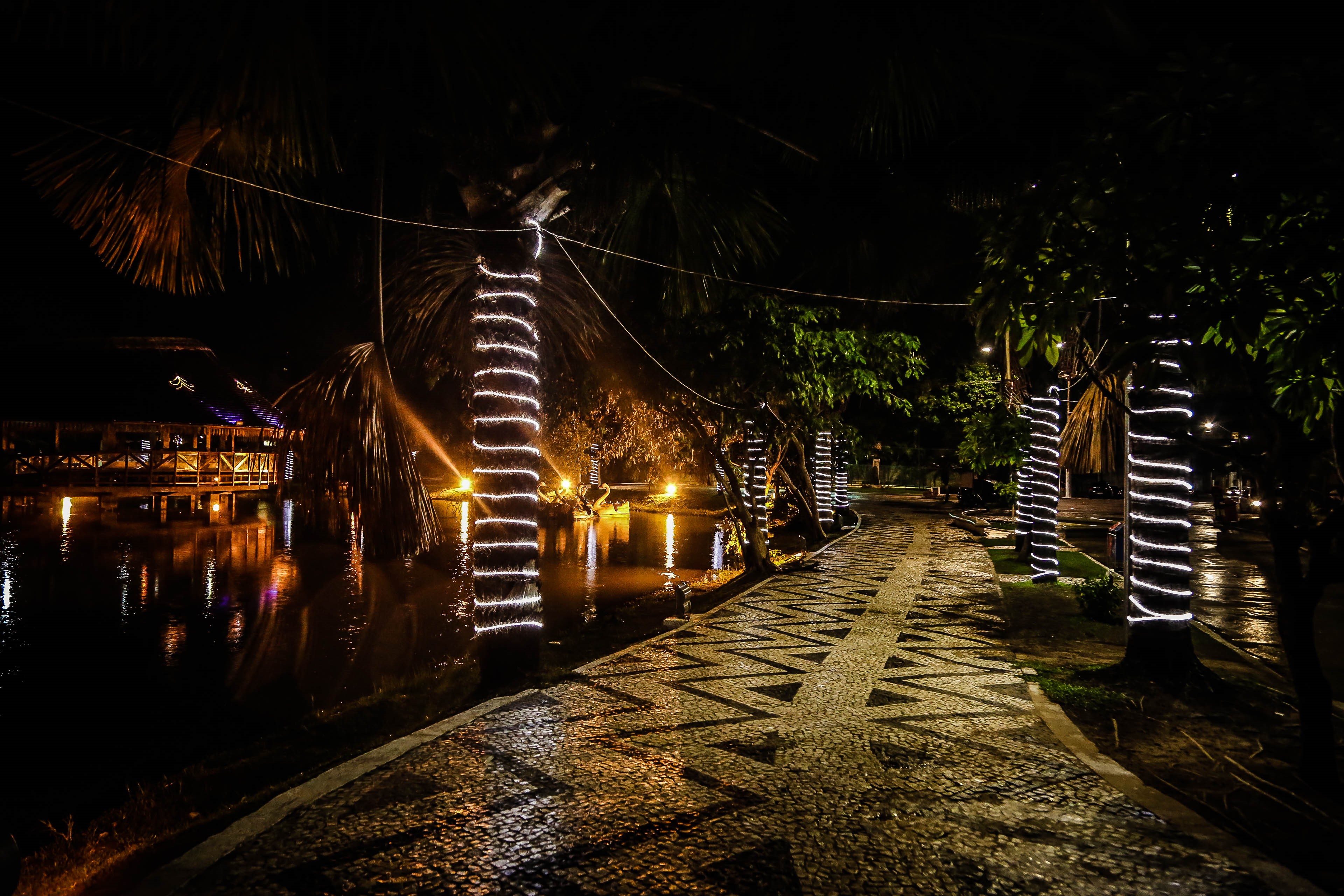 Decoração temática torna Belém mais bonita nas festas de fim de ano