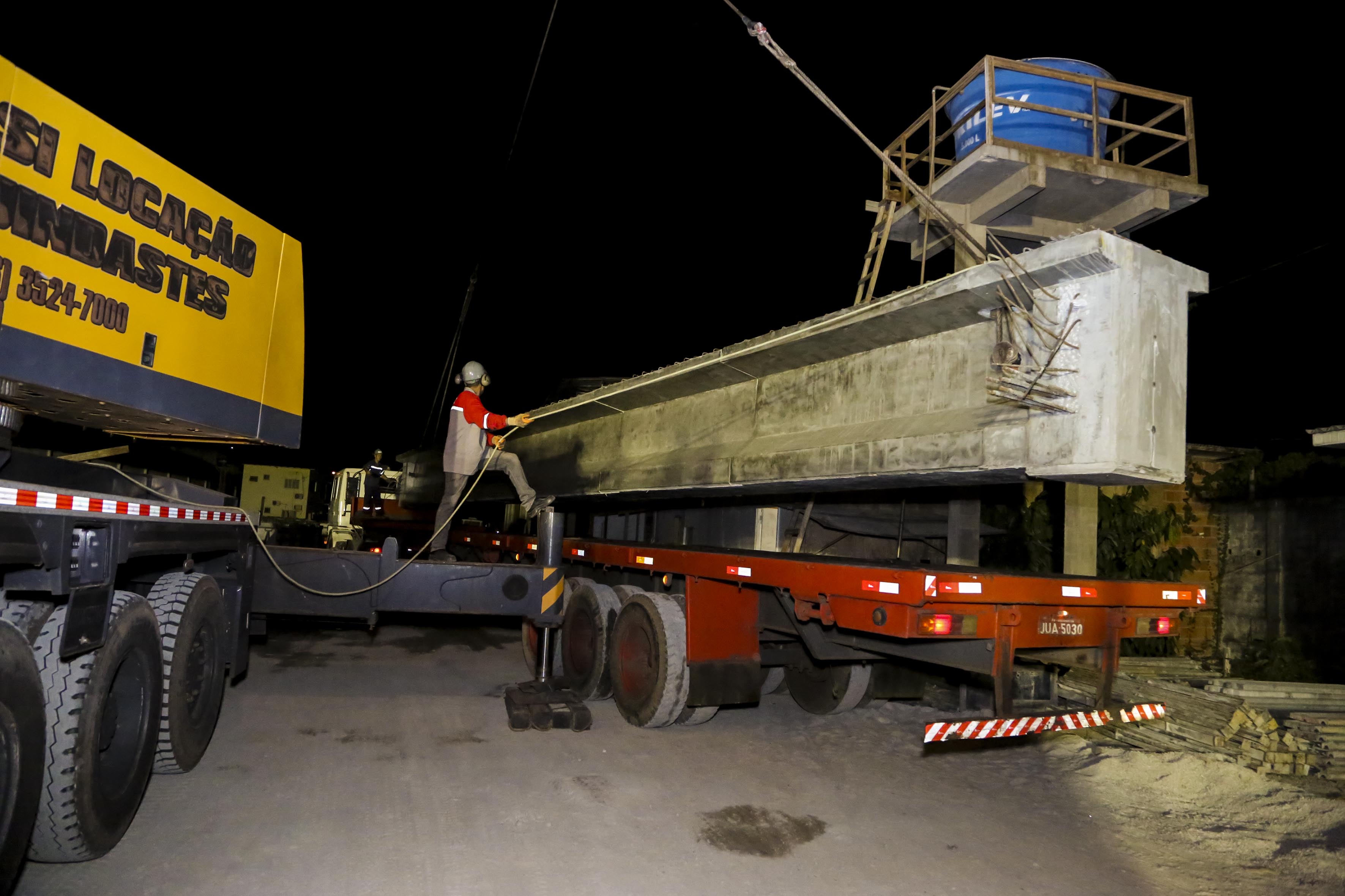 Obra do Viaduto Independência entra na reta final com instalação de últimas vigas