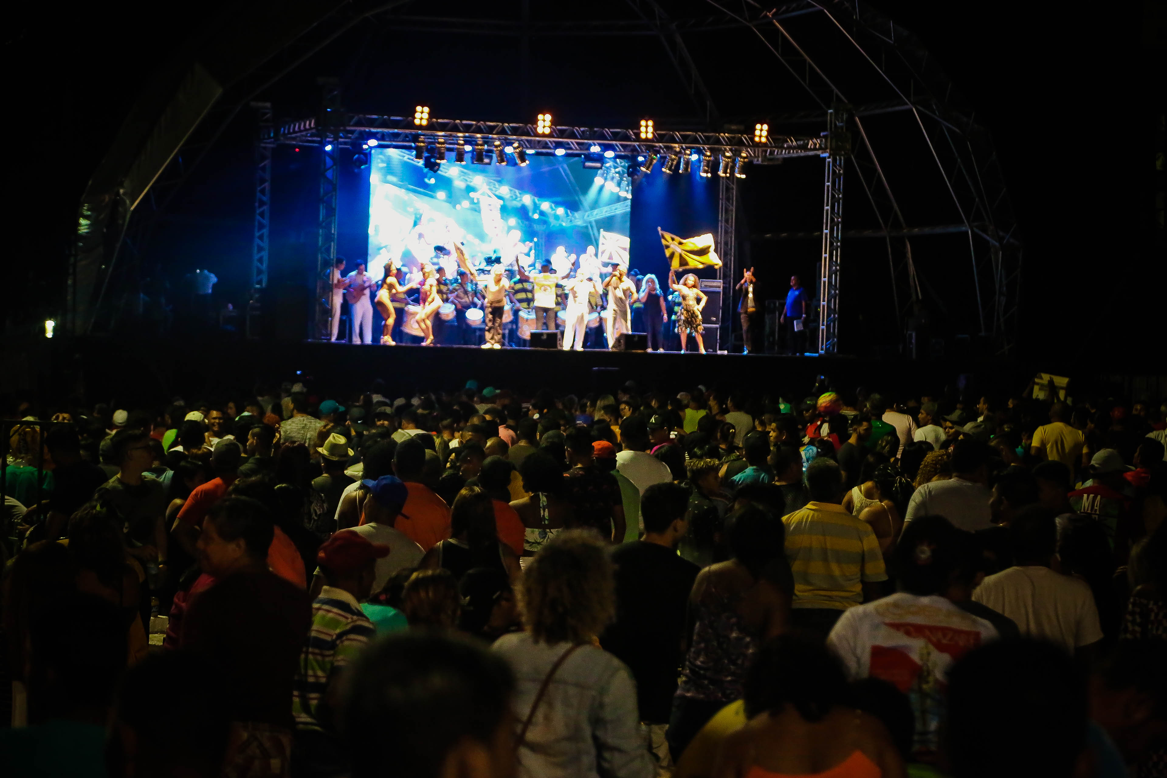 Grupos regionais deram o tom da festa de 402 anos de Belém, no Portal da Amazônia