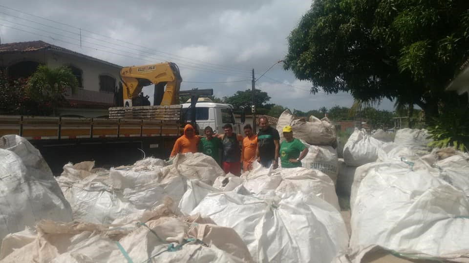Parceria entre catadores e poder público incentiva coletiva seletiva em Mosqueiro