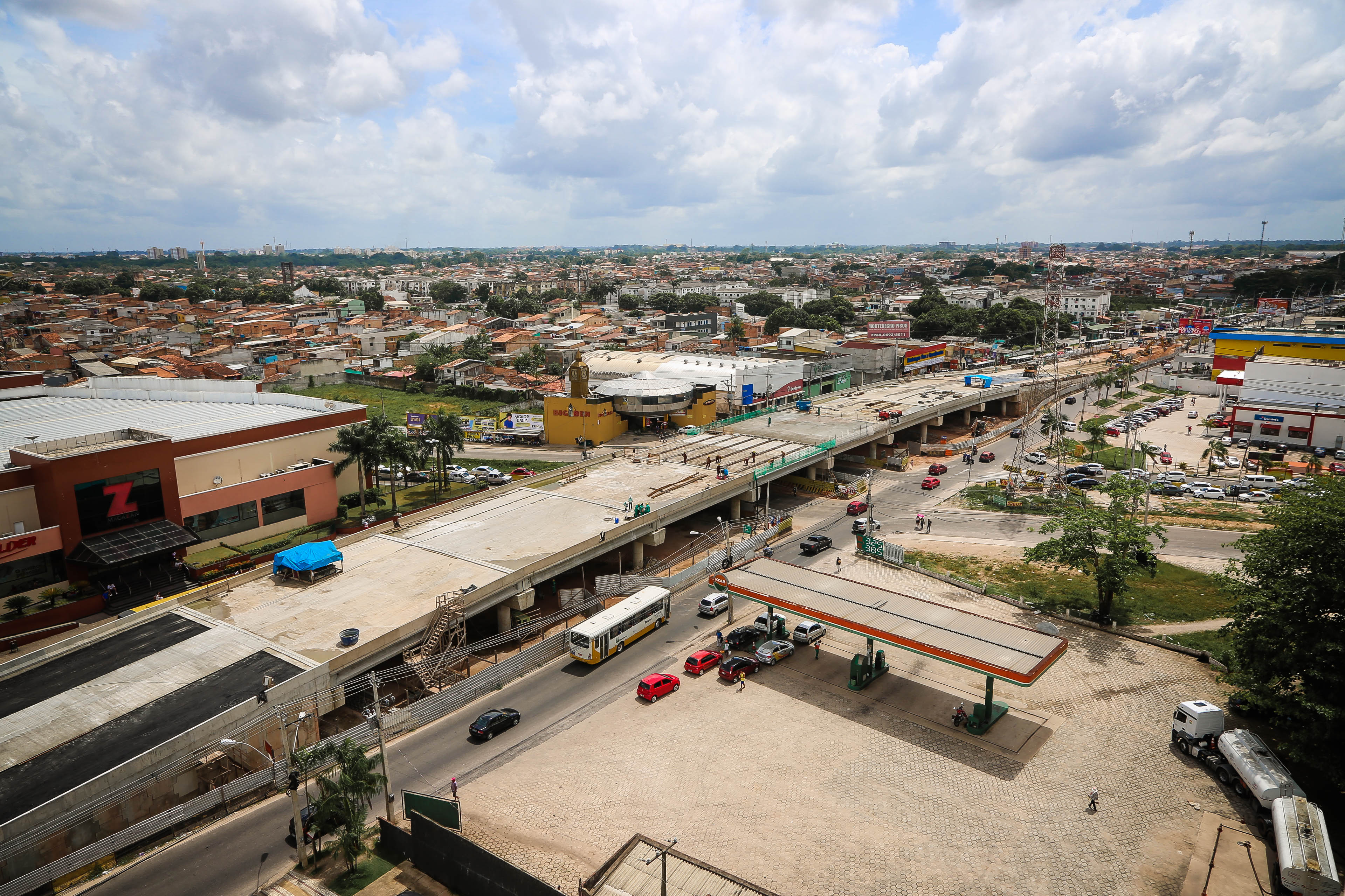 Segunda etapa das obras nas rampas do viaduto do BRT ocorre neste fim de semana