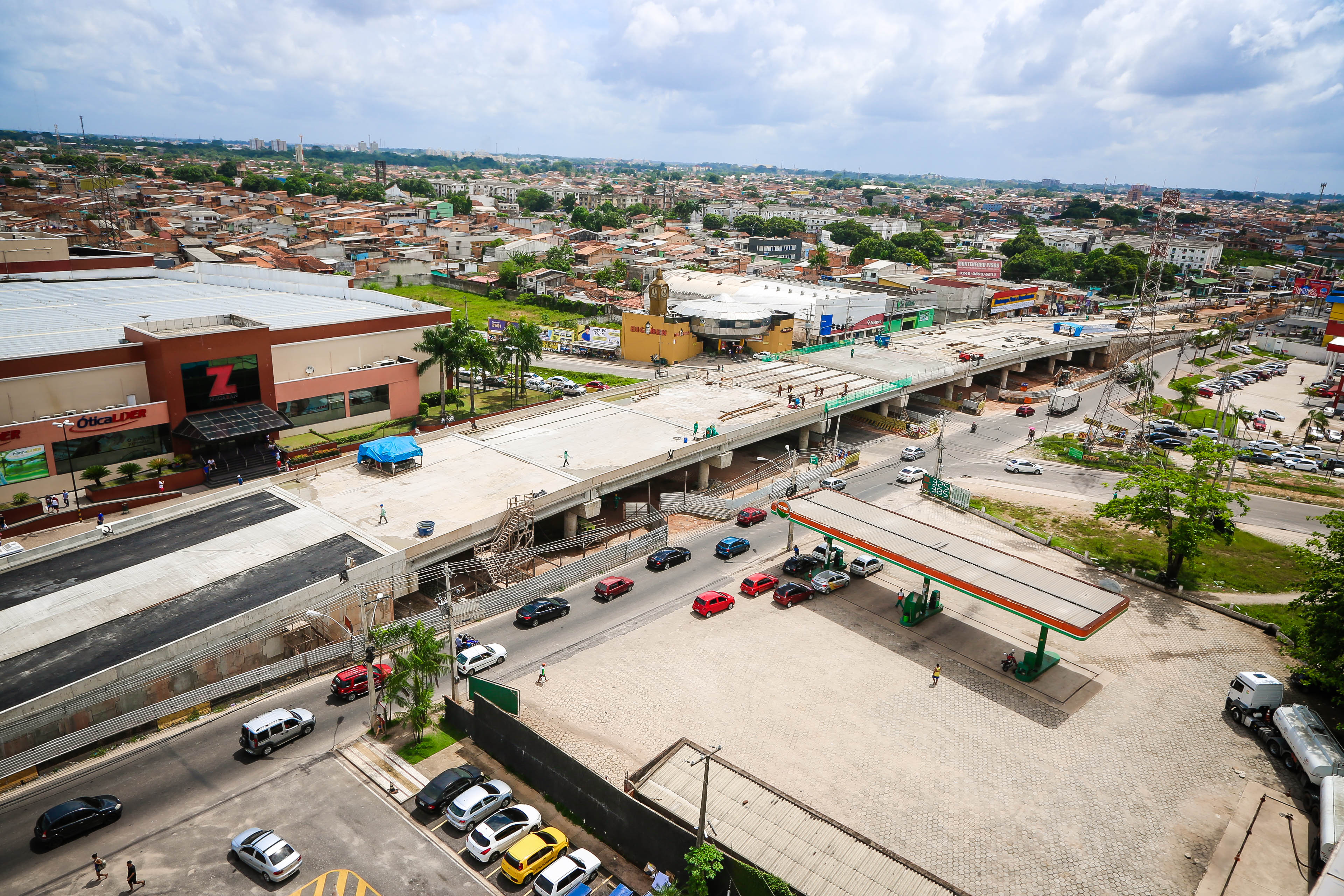 Segunda etapa das obras nas rampas do viaduto do BRT ocorre neste fim de semana