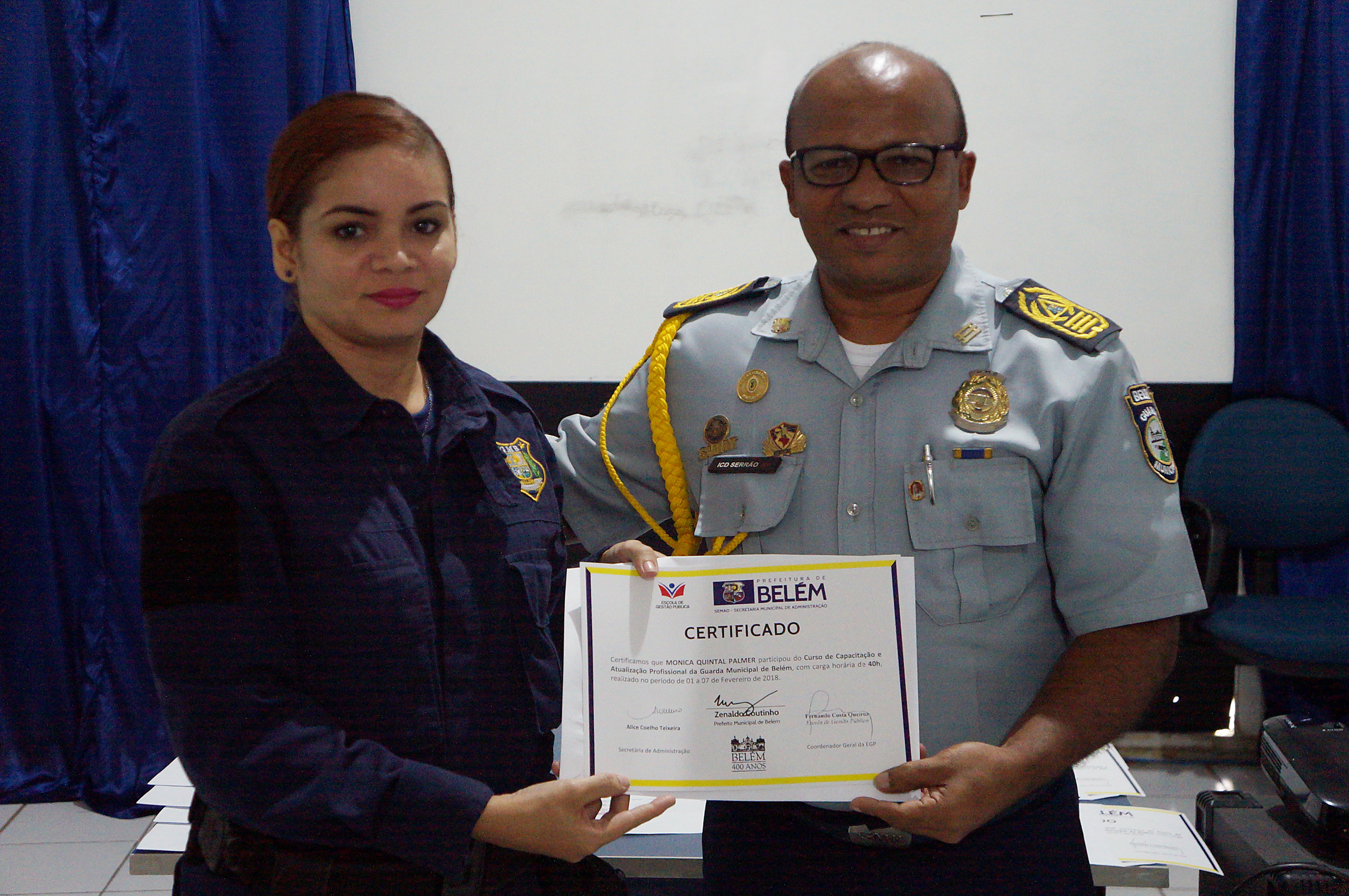 Grupamento da Guarda Municipal de Belém participa de curso de atualização profissional