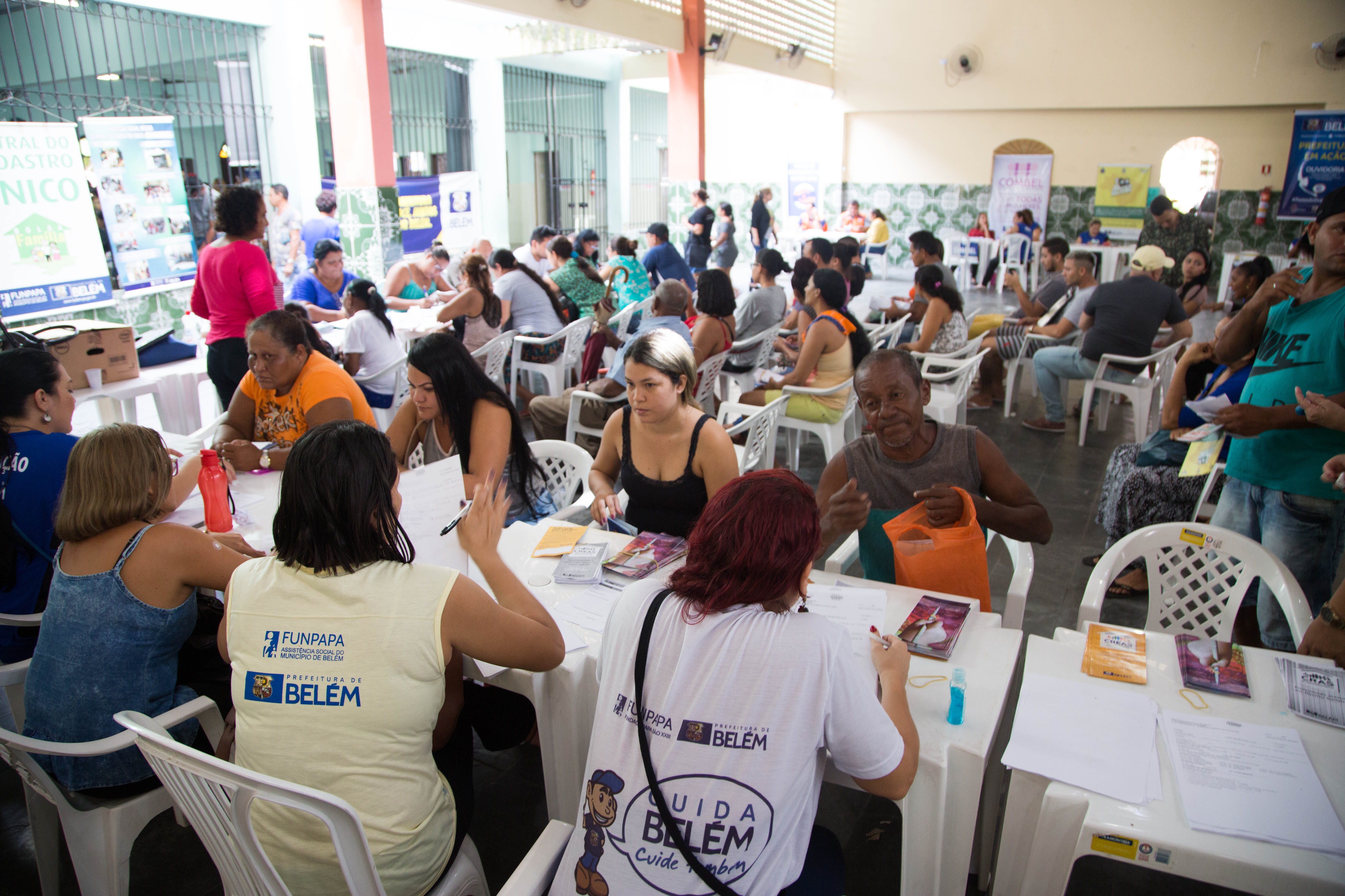 Programa Prefeitura no Bairro no Jurunas termina com mais de 10 mil atendimentos