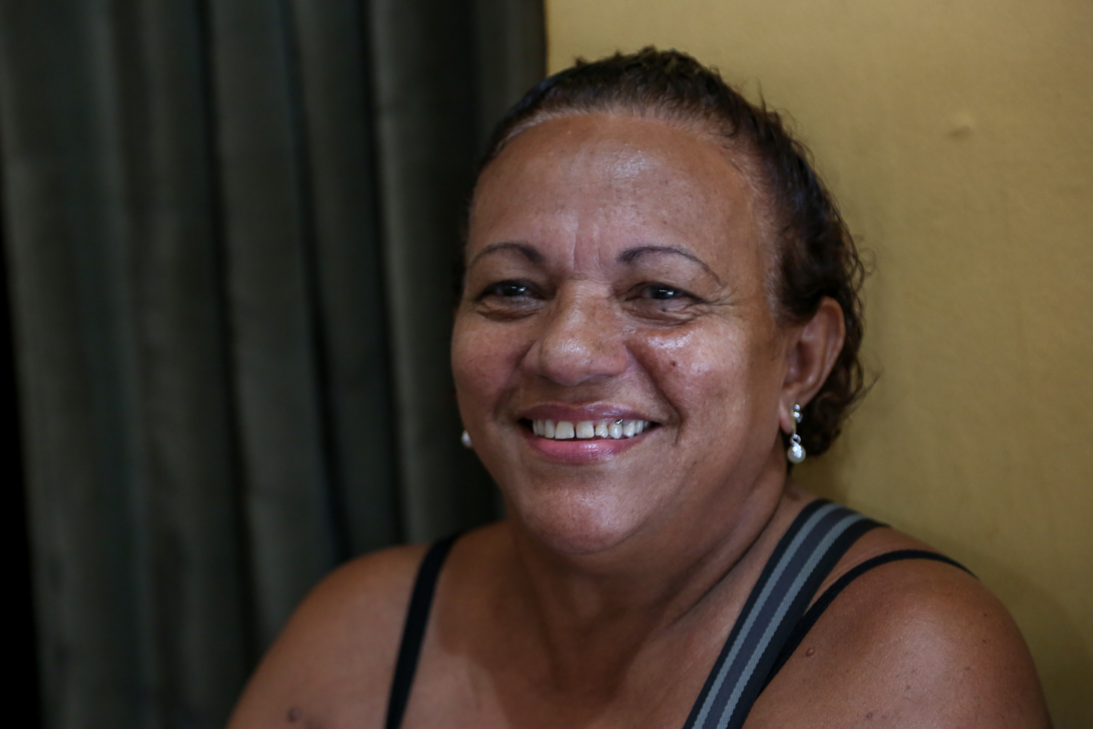 Alunas das academias ao ar livre assistem sessão especial para mulheres no Cine Olympia